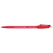 Химикалка Paper Mate - Replay SE, с гумичка, червена -1